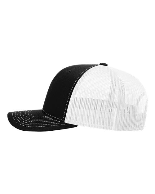 Snapback Trucker Cap - 112 - Black/White