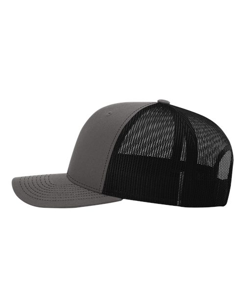 Snapback Trucker Cap - 112 - Charcoal/Black