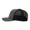 Richardson 112 Snapback Trucker Cap - Charcoal/Black