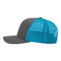 Richardson 112 Snapback Trucker Cap - Charcoal/Neon Blue