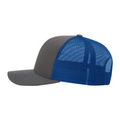 Richardson 112 Snapback Trucker Cap - Charcoal/Royal