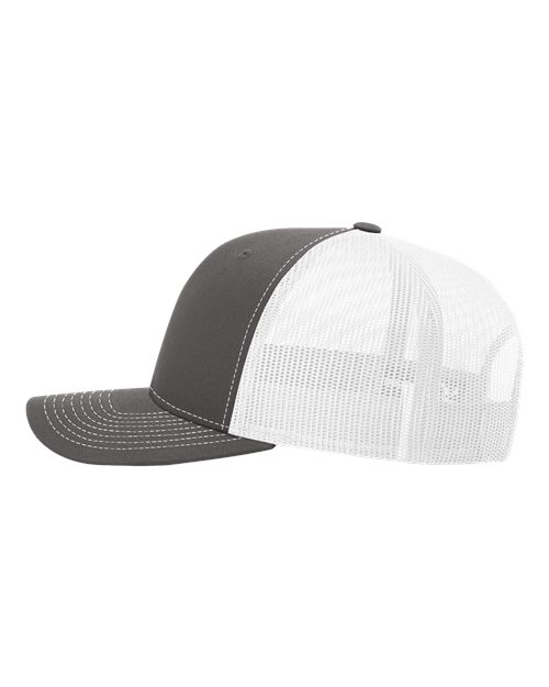 Snapback Trucker Cap - 112 - Charcoal/White