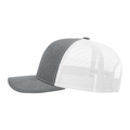 Richardson 112 Snapback Trucker Cap - Heather Gray / White