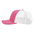 Richardson 112 Snapback Trucker Cap - Hot Pink/White