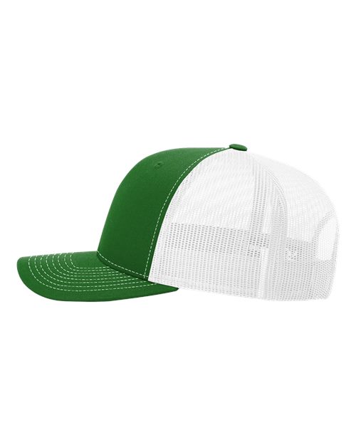 Snapback Trucker Cap - 112 - Kelly Green/White