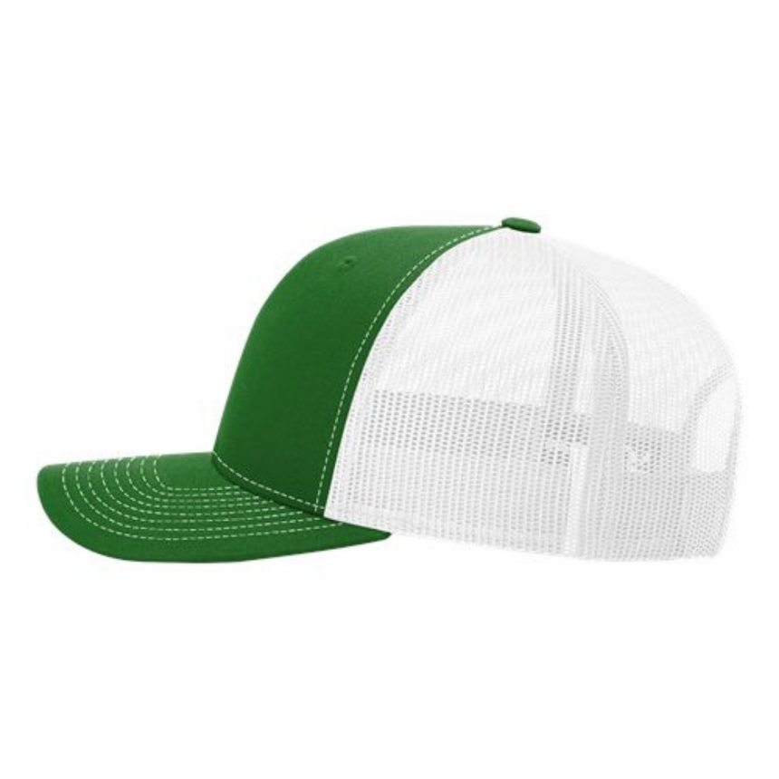Richardson 112 Snapback Trucker Cap - Kelly Green/White