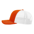 Richardson 112 Snapback Trucker Cap - Orange/White