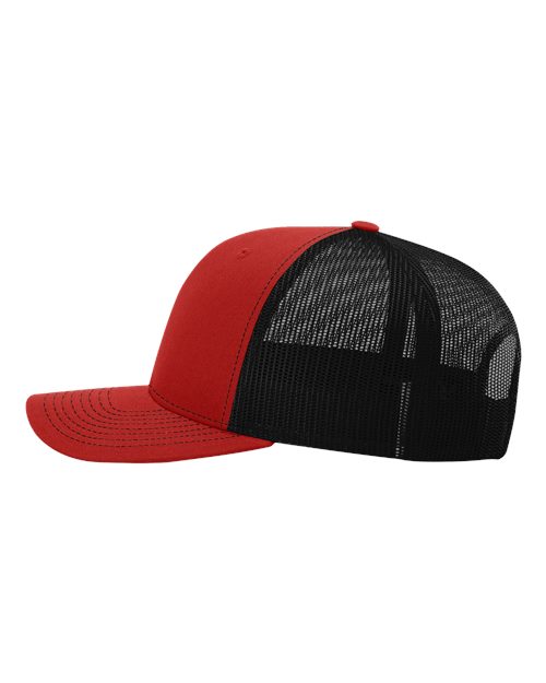Snapback Trucker Cap - 112 - Red/Black