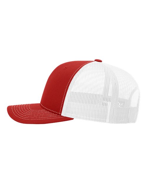 Snapback Trucker Cap - 112 - Red/White