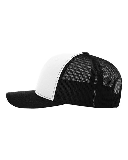 Snapback Trucker Cap - 112 - White/Black