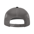 Richardson 112 Snapback Trucker Cap - Black/Charcoal