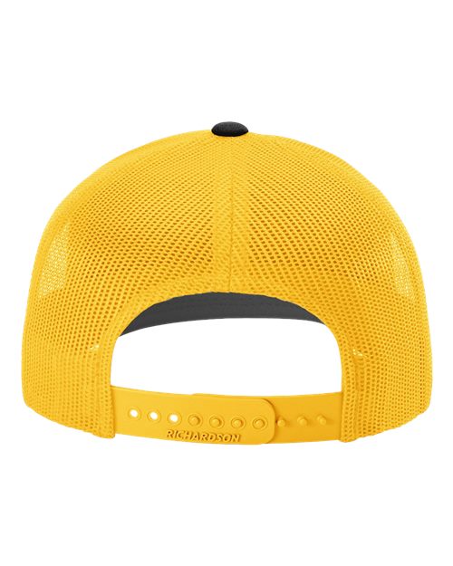 Snapback Trucker Cap - 112 - Black/Gold
