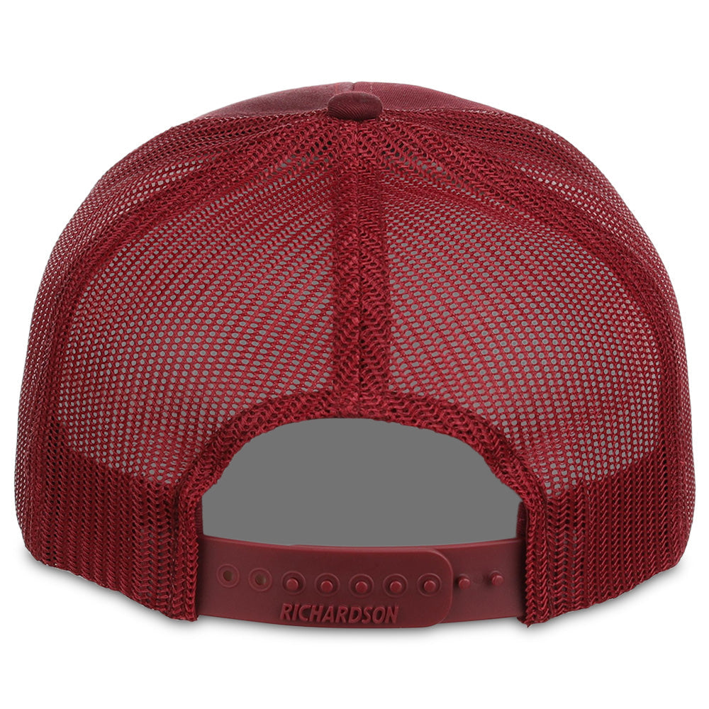 Snapback Trucker Cap - 112 - Cardinal Red