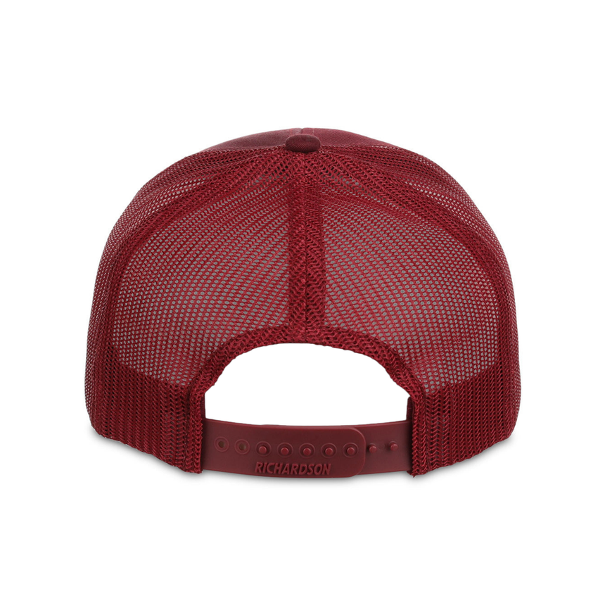 Richardson 112 Snapback Trucker Cap - Cardinal Red