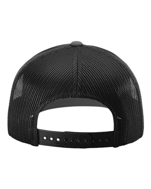Snapback Trucker Cap - 112 - Charcoal/Black