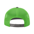 Richardson 112 Snapback Trucker Cap - Charcoal/Neon Green