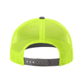 Richardson 112 Snapback Trucker Cap - Charcoal/Neon Yellow