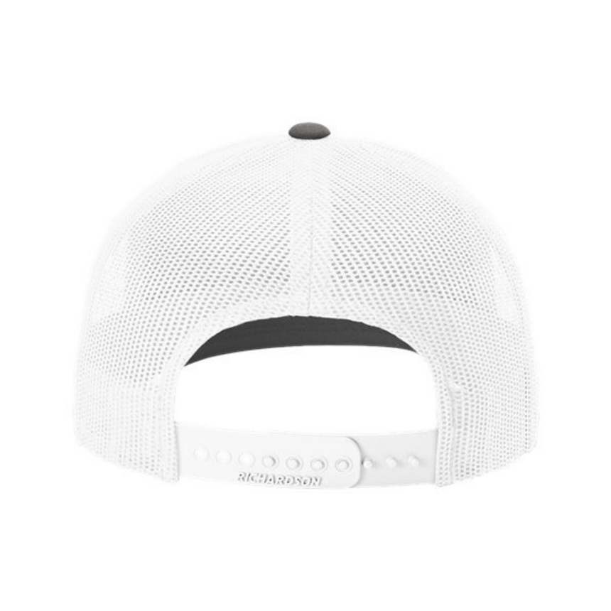 Richardson 112 Snapback Trucker Cap - Charcoal/White