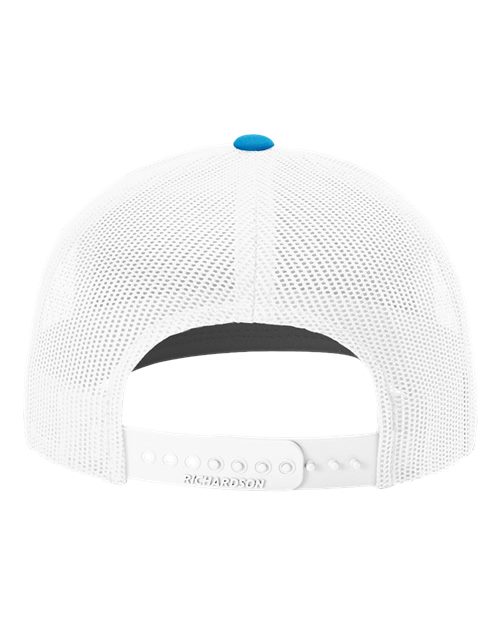Snapback Trucker Cap - 112 - Cyan/White