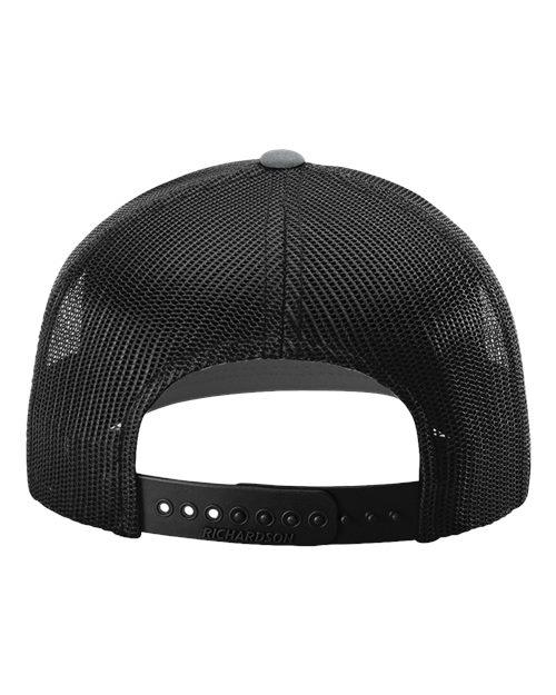 Snapback Trucker Cap - 112 - Heather Grey/Black