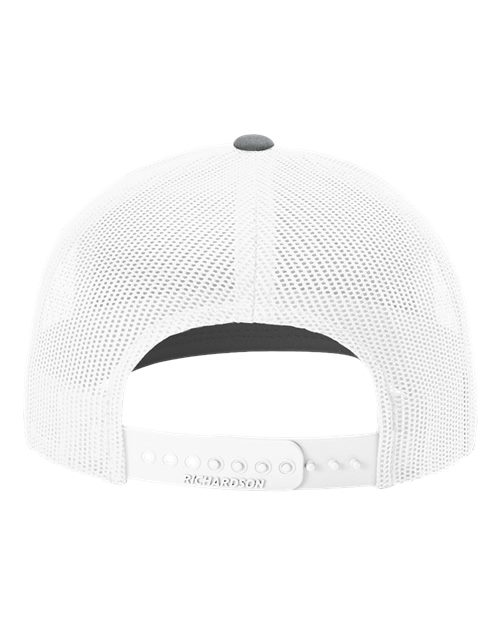 Snapback Trucker Cap - 112 - Heather Grey/White