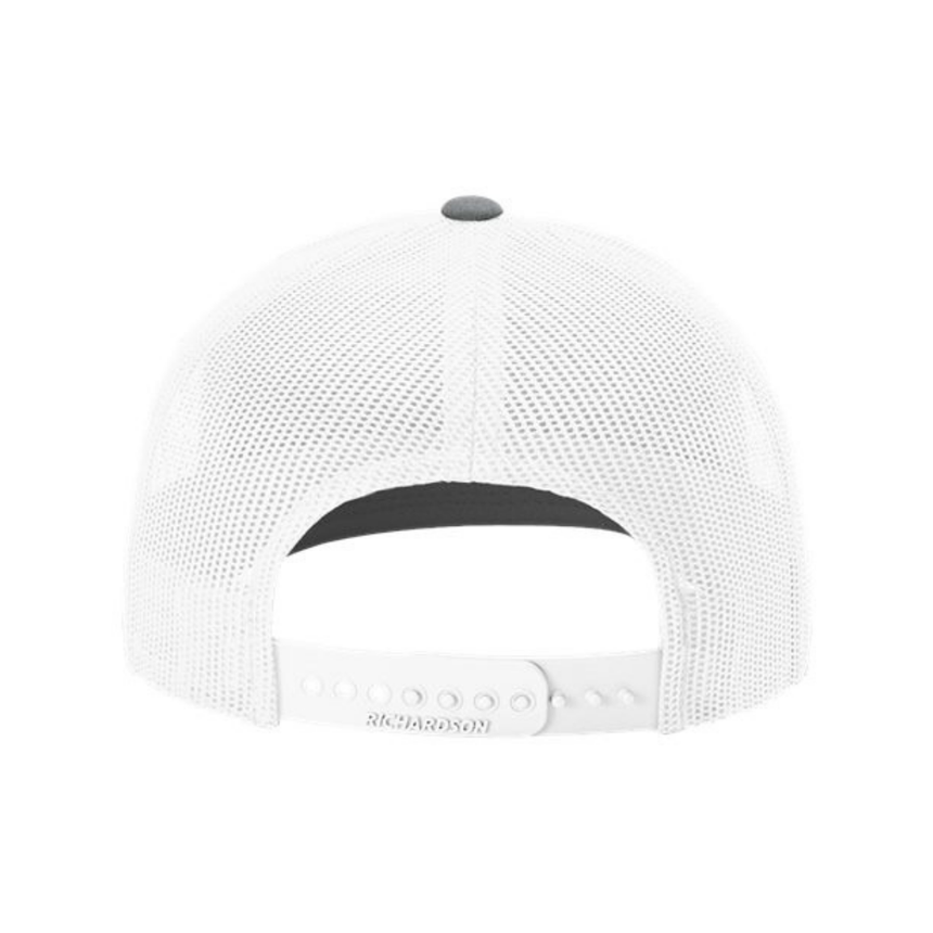Richardson 112 Snapback Trucker Cap - Heather Gray / White
