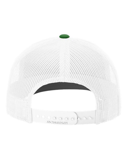 Snapback Trucker Cap - 112 - Kelly Green/White