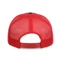 Richardson 112 Snapback Trucker Cap - Navy/Red