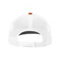 Richardson 112 Snapback Trucker Cap - Orange/White