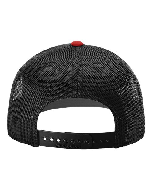 Snapback Trucker Cap - 112 - Red/Black