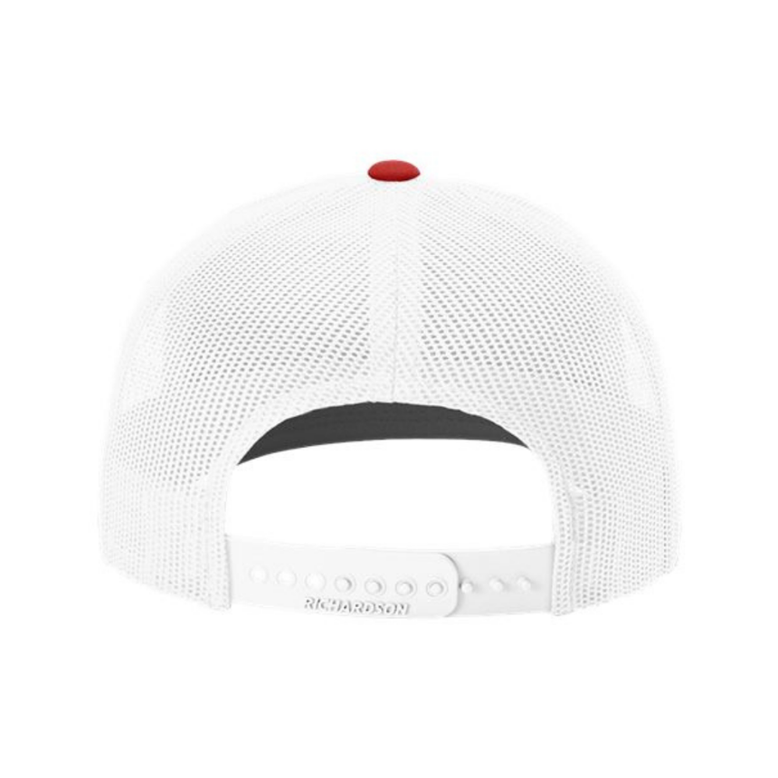 Richardson 112 Snapback Trucker Cap - Royal/White/Red