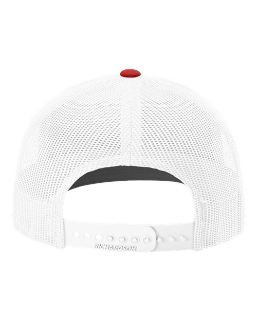 Snapback Trucker Cap - 112 - Red/White