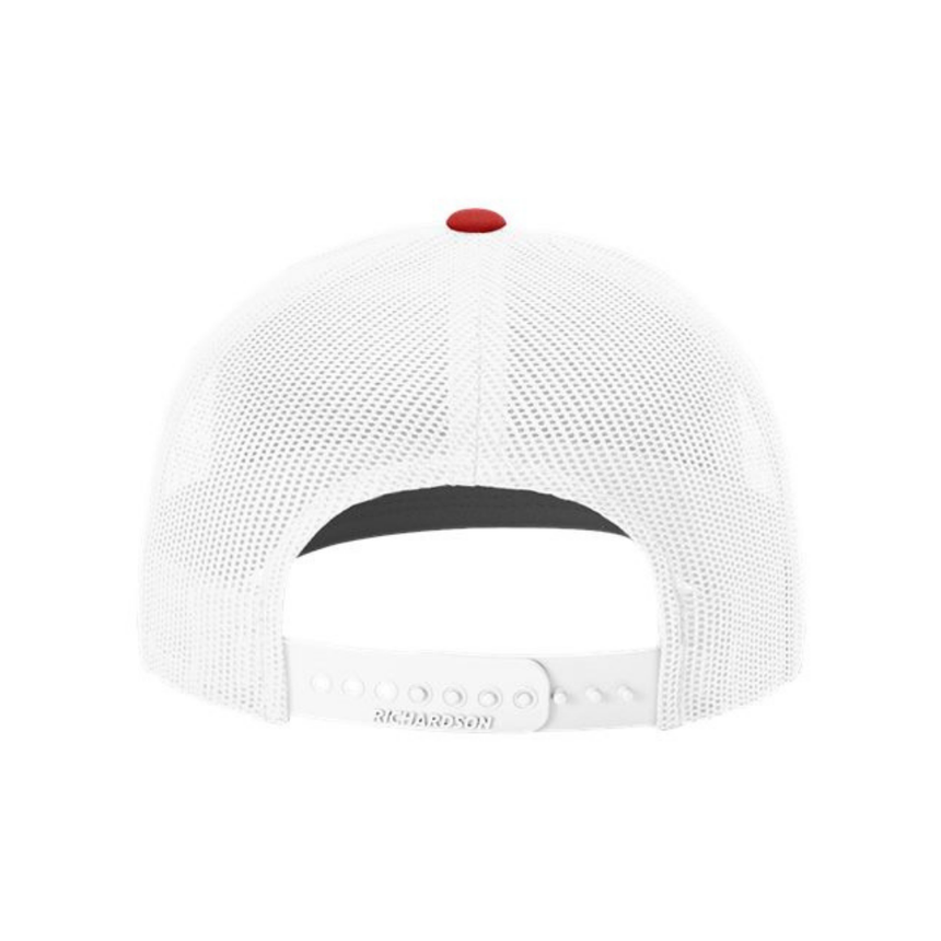 Richardson 112 Snapback Trucker Cap - Red/White