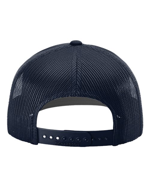 Snapback Trucker Cap - 112 - White/Navy