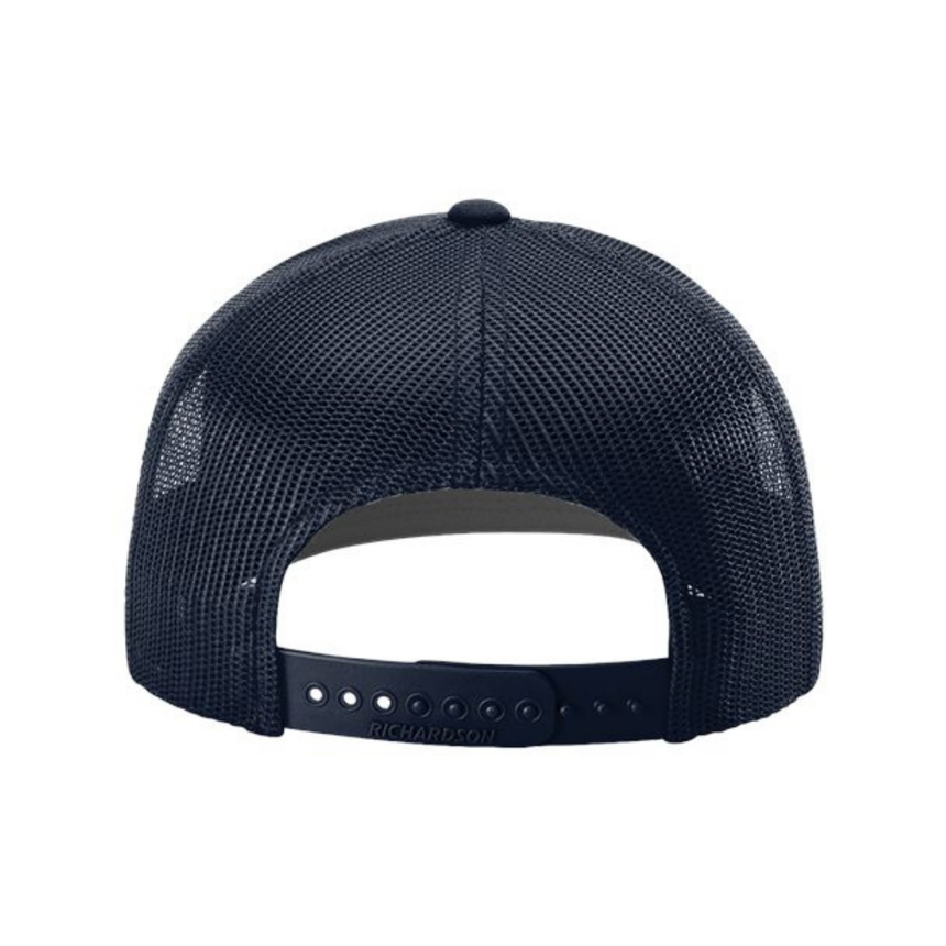 Richardson 112 Snapback Trucker Cap - White/Navy