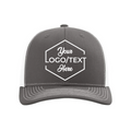 Richardson 112 Snapback Trucker Cap - Charcoal/White