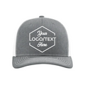 Richardson 112 Snapback Trucker Cap - Heather Gray/White