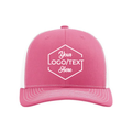 Richardson 112 Snapback Trucker Cap - Hot Pink/White