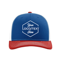 Richardson 112 Snapback Trucker Cap - Royal Blue/White/Red
