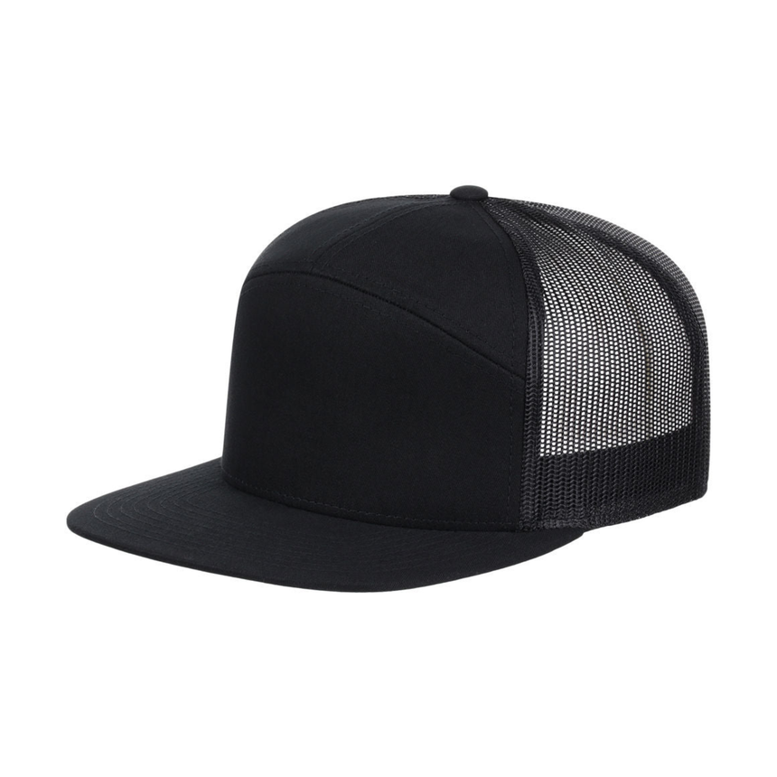 Richardson 168 7 Panel Trucker - Black
