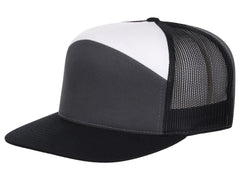 Charcoal/Black/White / OSFA / Embroidery