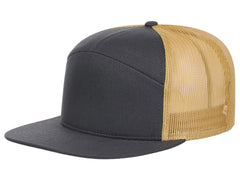 Charcoal/Gold / OSFA / Embroidery