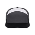 Richardson 168 7 Panel Trucker - Charcoal/Black/White