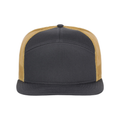 Richardson 168 7 Panel Trucker - Charcoal Gold