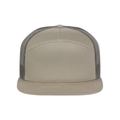 Richardson 168 7 Panel Trucker - Khaki/Light Green