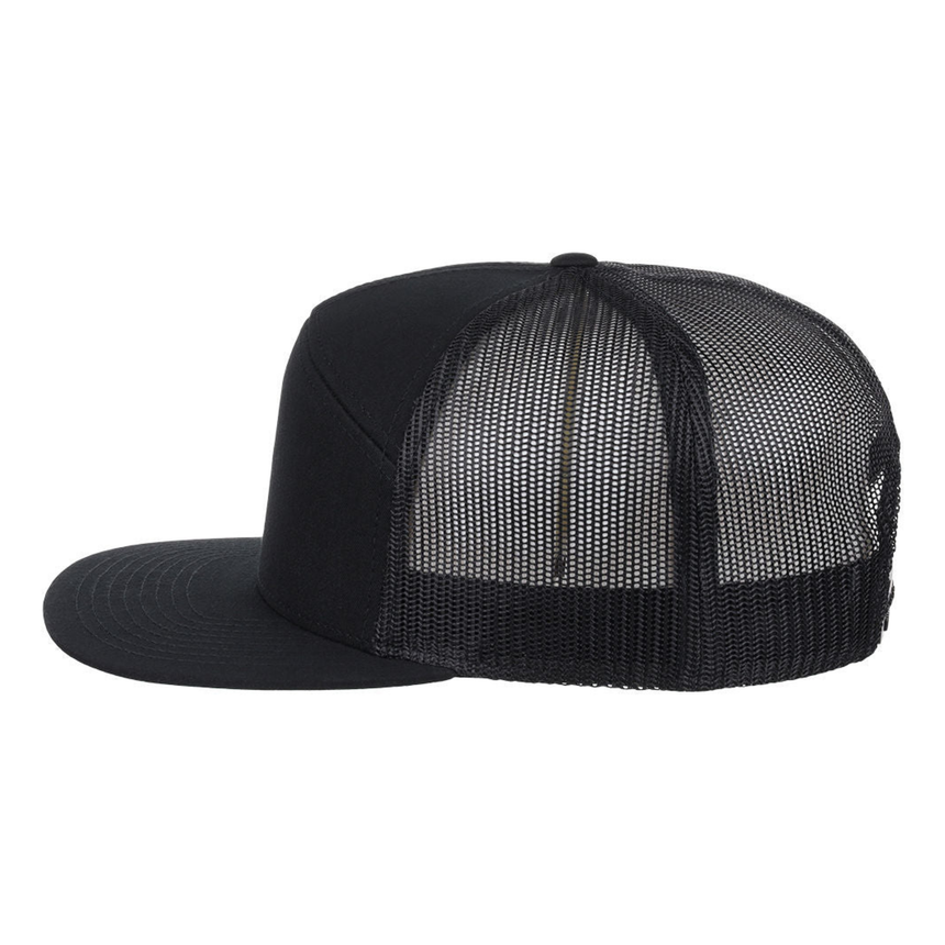 Richardson 168 7 Panel Trucker - Black