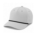 Richardson 258 Five-Panel Classic Rope Cap - Light Gray/Black
