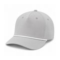 Richardson 258 Five-Panel Classic Rope Cap - Light Grey/White