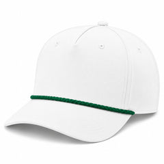 White/Kelly Green / OSFA / Embroidery