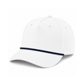 Richardson 258 Five-Panel Classic Rope Cap - White/Navy